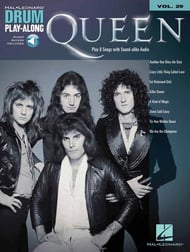 cover DRUM PLAY ALONG #29 Queen Drum Set Book with Online Audio Access cover